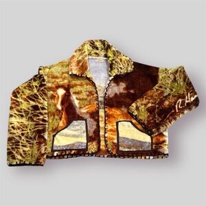 Upcycled Horce Fleece Jacket